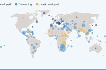 Mapping the size  of new US tariffs for developing countries